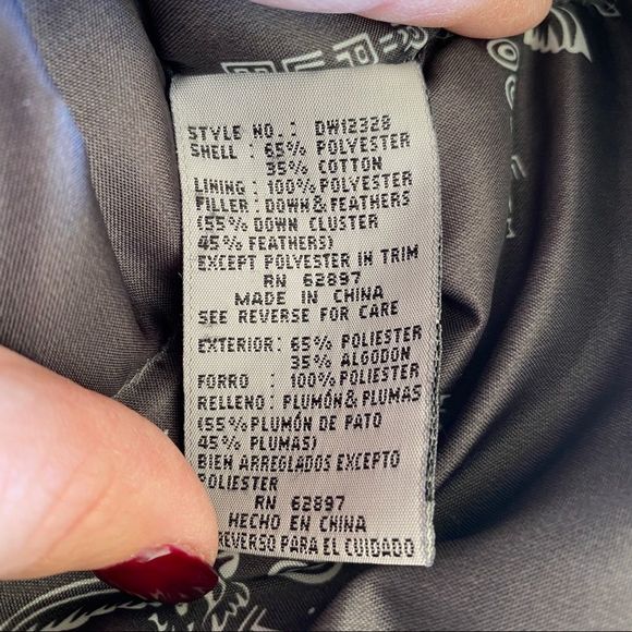 Vintage Triple FAT Goose Down Parka Coat size Small - Picture 13 of 14